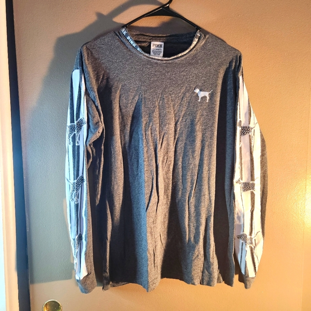 Pink ladies long sleeve logo shirt  size large